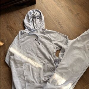 Nike Powder Blue Jordan Hoodie and Sweatpants Set
